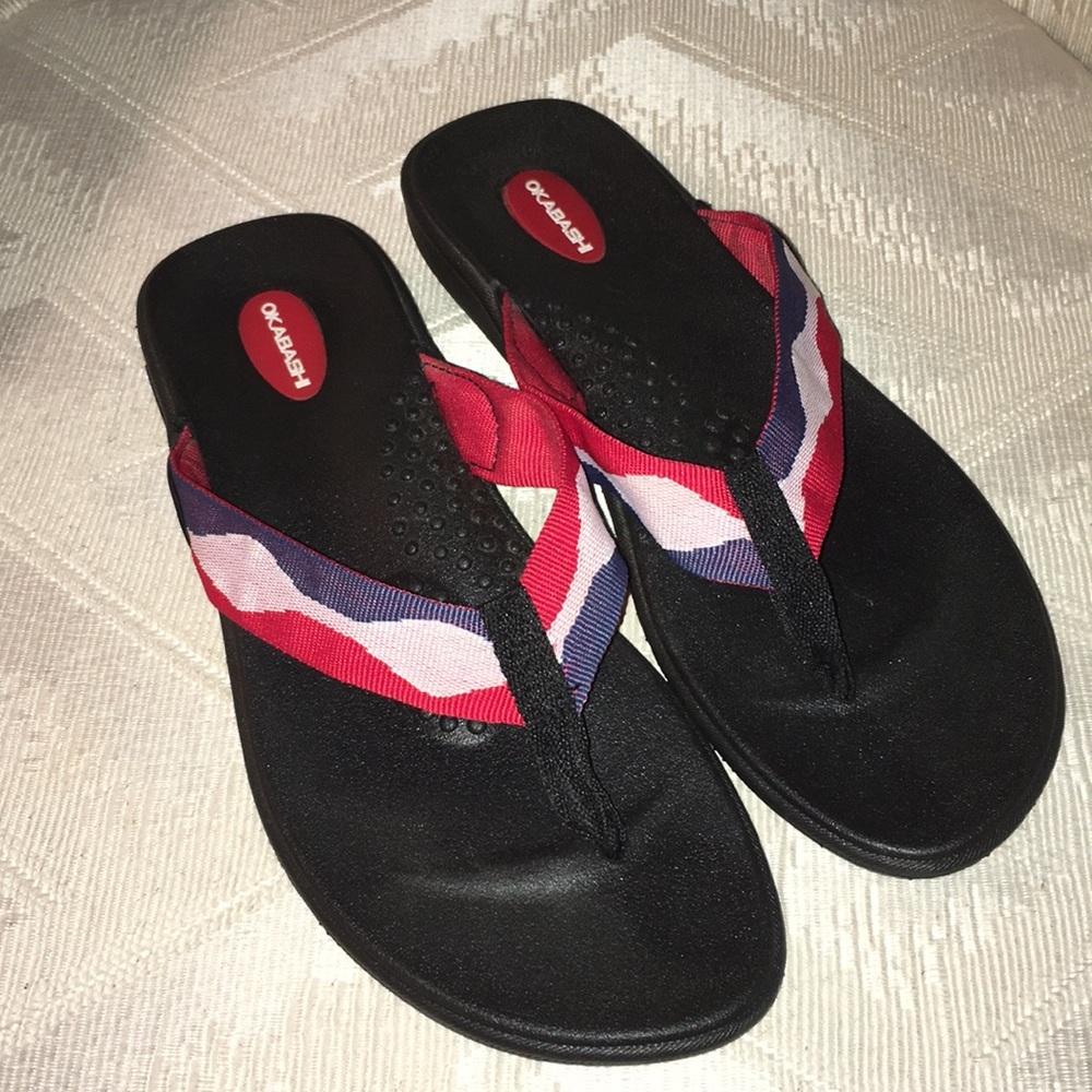 🆕 OKABASHI FLIP FLOPS SANDALS THONG